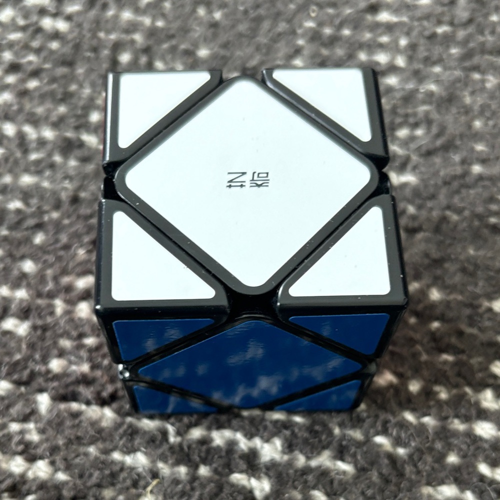 Black and Blue Puzzle Cube